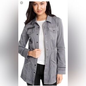 White House Black Market Gunmetal Gray Jacket, size small